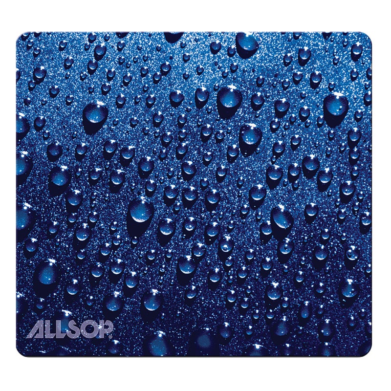 Allsop Mouse Pad, Raindrop - Blue (30182), 8.5 x 8 - Image 1